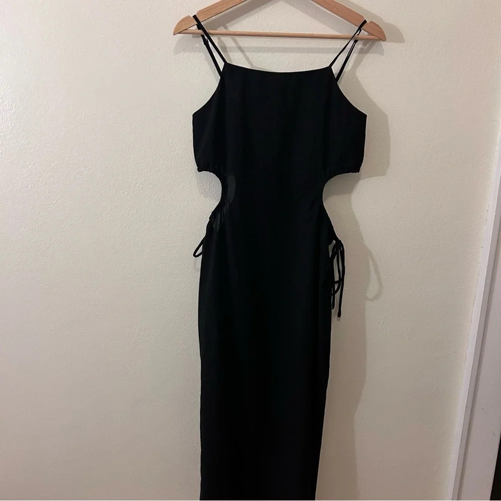 Sadie & Sage Black Cut‎ Out Dress size small